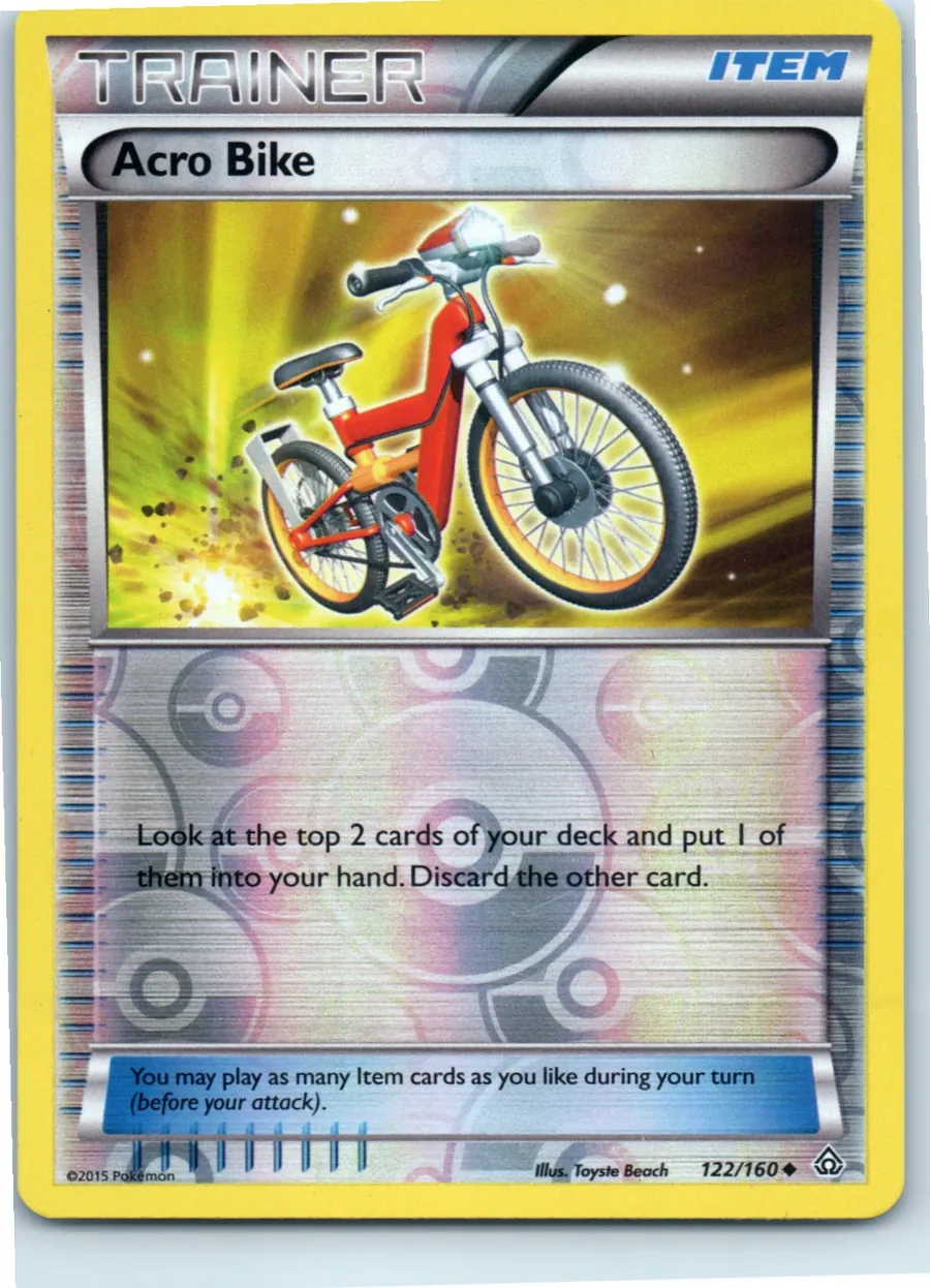Acro Bike 122/160 front, the actual card for sale