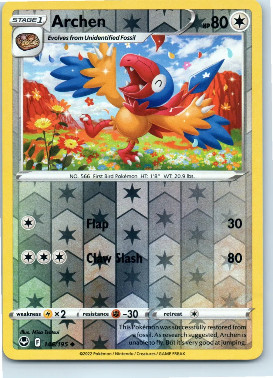 Archen 146/195 front, the actual card for sale