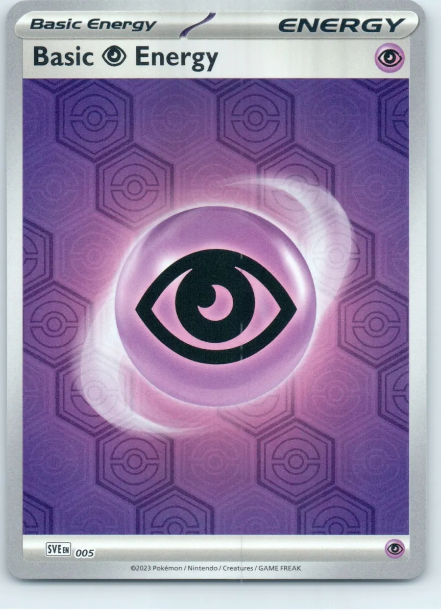 Basic Psychic Energy 5/64 front, the actual card for sale