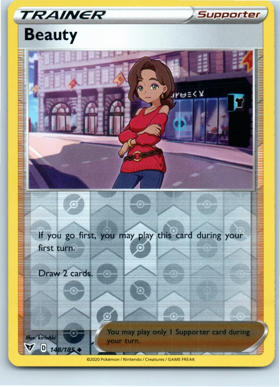 Beauty 148/185 front, the actual card for sale