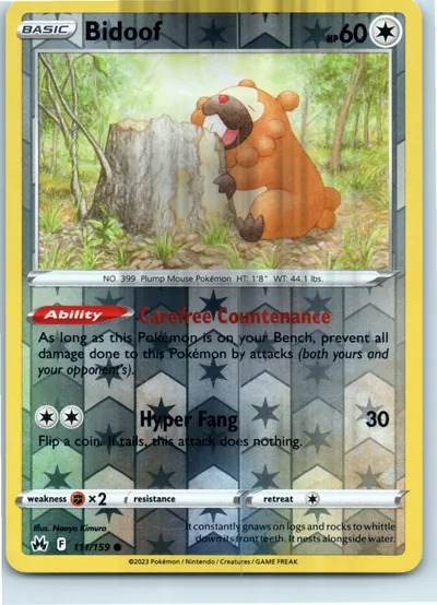 Bidoof 111/159