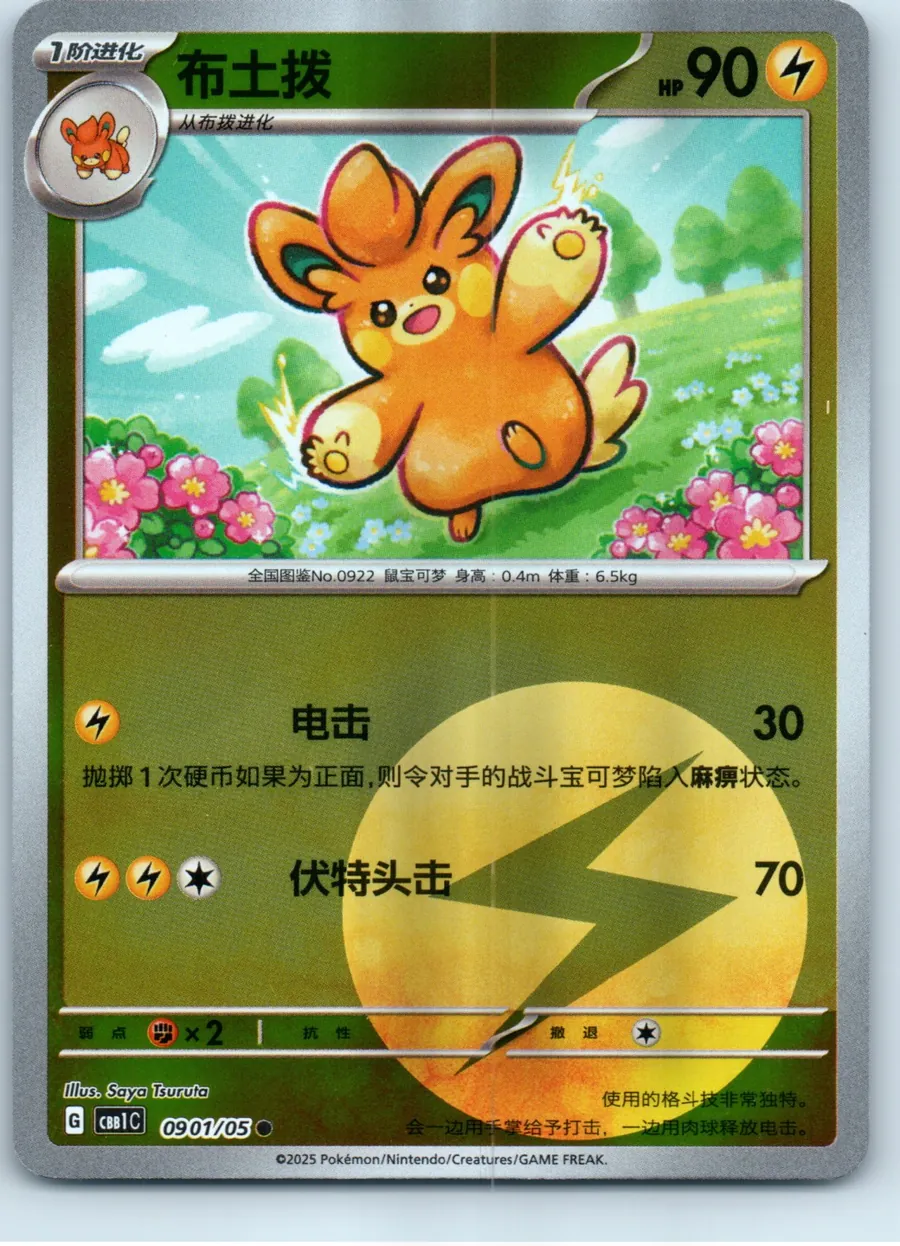 Pawmo 0901/05 front, the actual card for sale