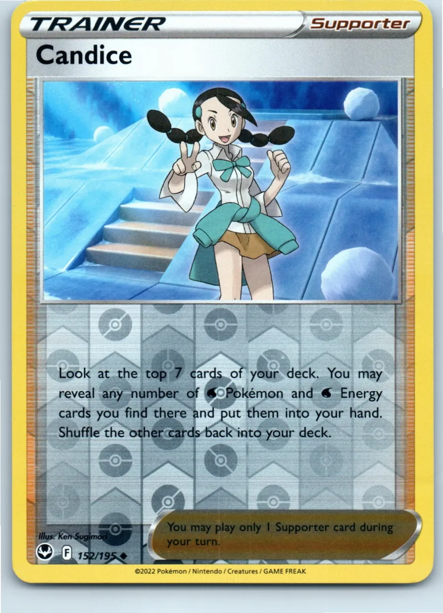 Candice 152/195 front, the actual card for sale
