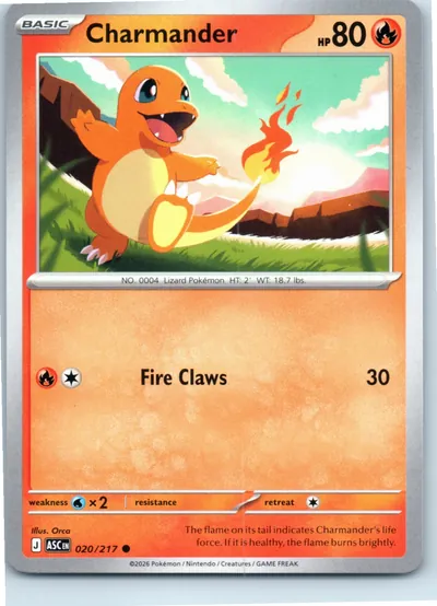 Charmander 020/217