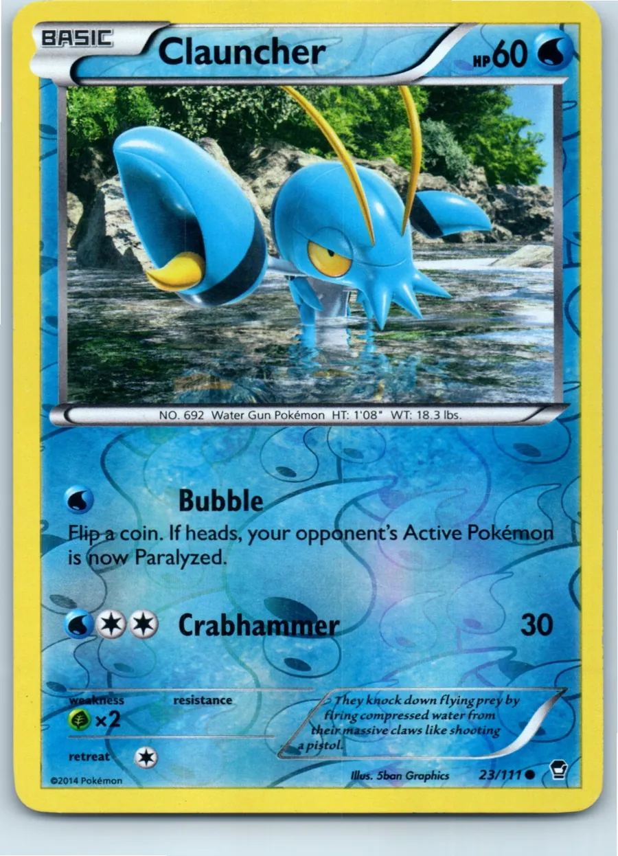 Clauncher 23/111 front, the actual card for sale