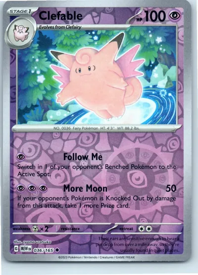 Clefable 036/165