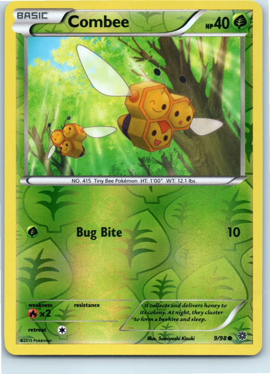 Combee 9/98 front, the actual card for sale
