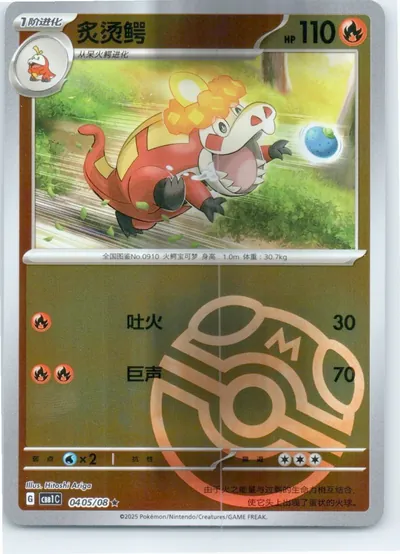 Crocalor (Master Ball Pattern) 0405/08