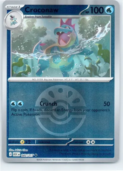 Croconaw (Friend Ball) 042/217