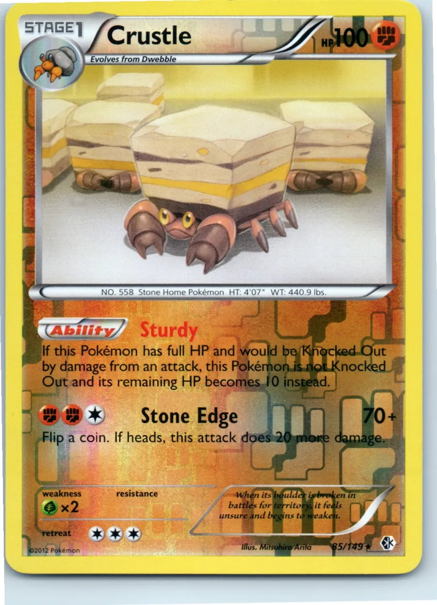 Crustle 85/149 front, the actual card for sale