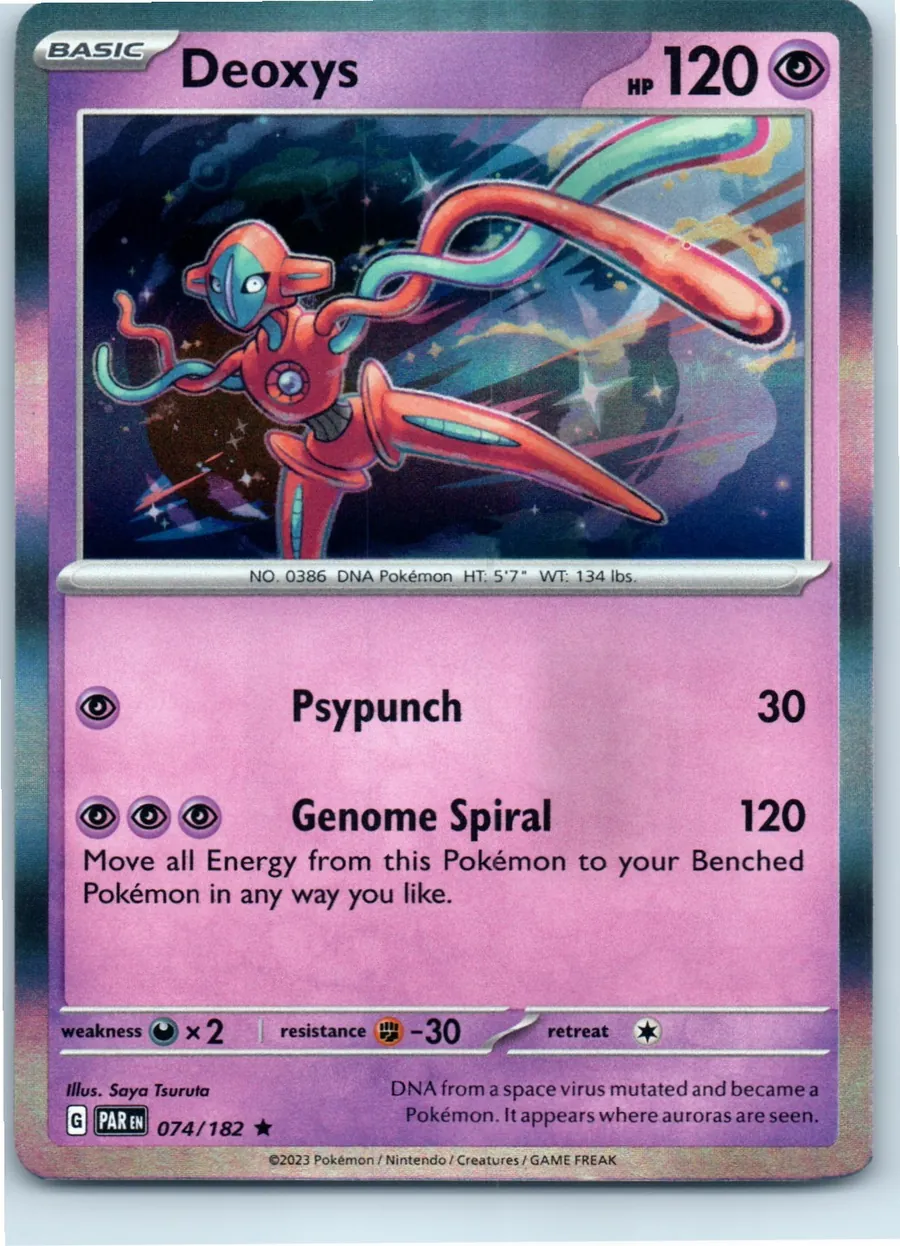 Deoxys 074/182 front, the actual card for sale
