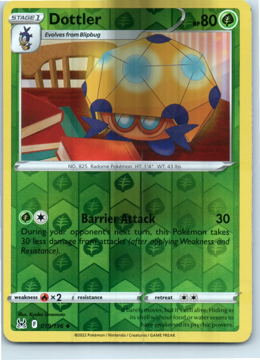 Dottler 019/196 front, the actual card for sale