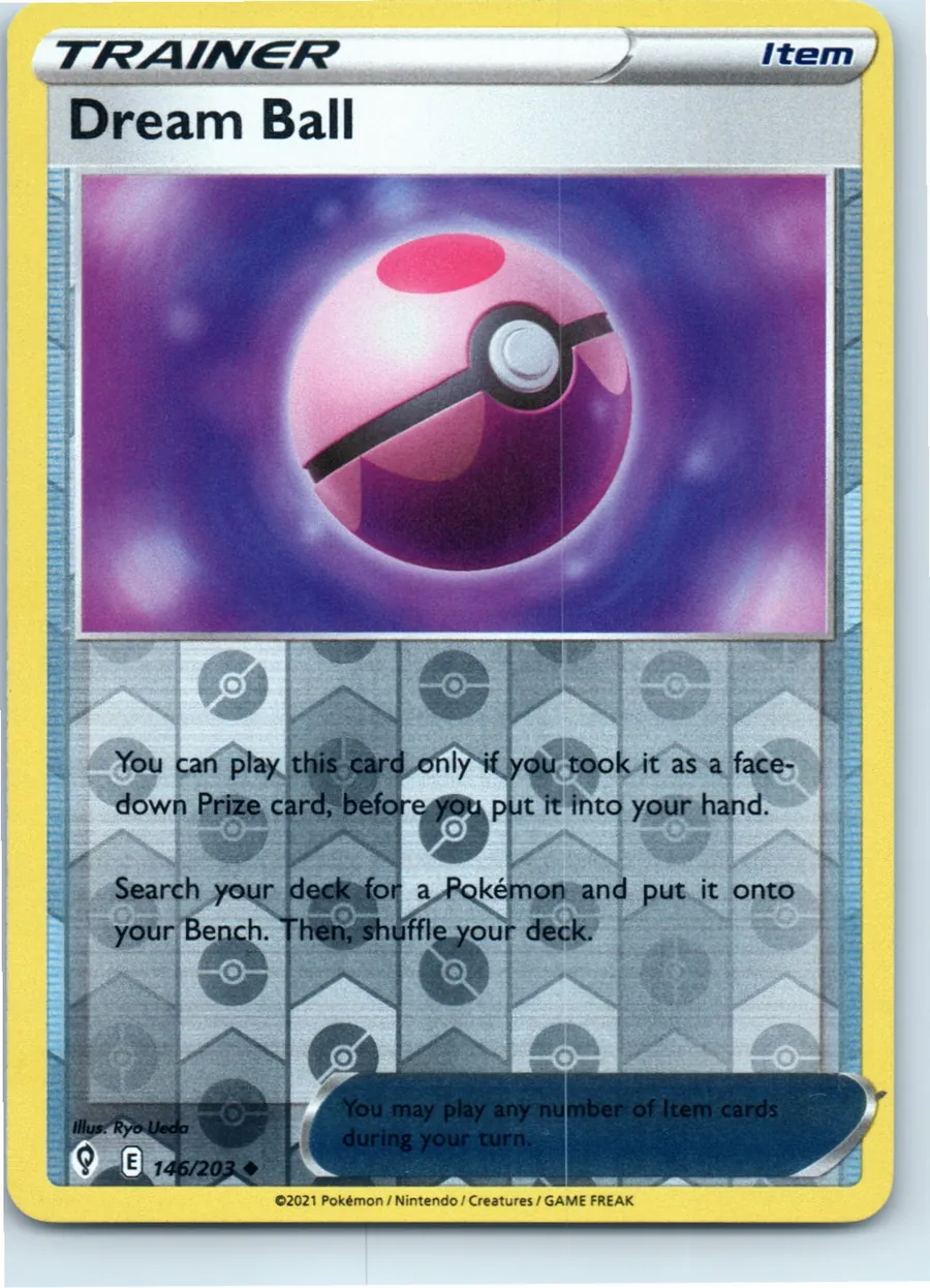 Dream Ball 146/203 front, the actual card for sale