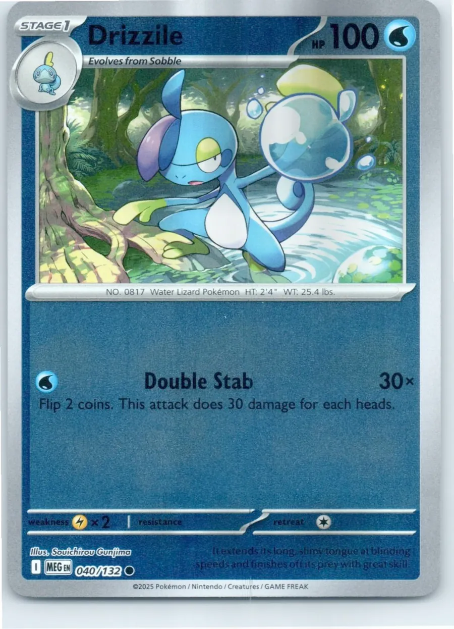 Drizzile 040/132 front, the actual card for sale
