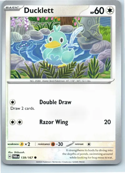 Ducklett 139/167
