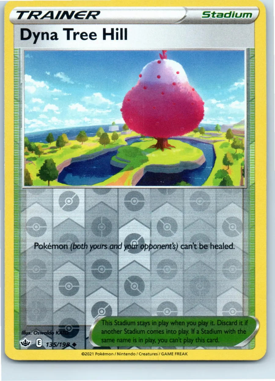 Dyna Tree Hill 135/198 front, the actual card for sale