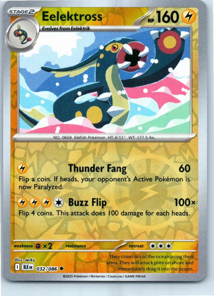 Eelektross 032/086 front, the actual card for sale
