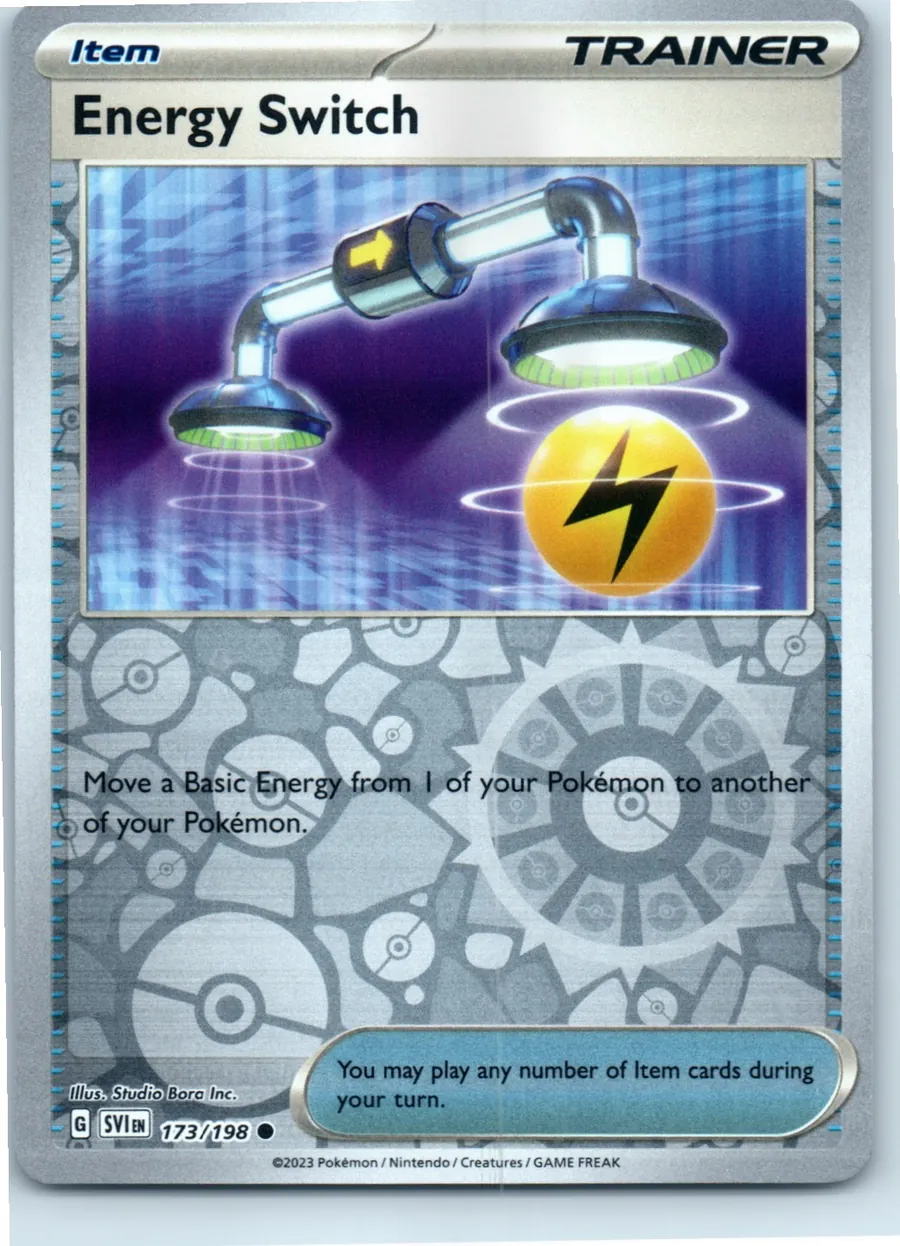 Energy Switch 173/198 front, the actual card for sale