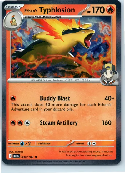 Ethan's Typhlosion 034/182