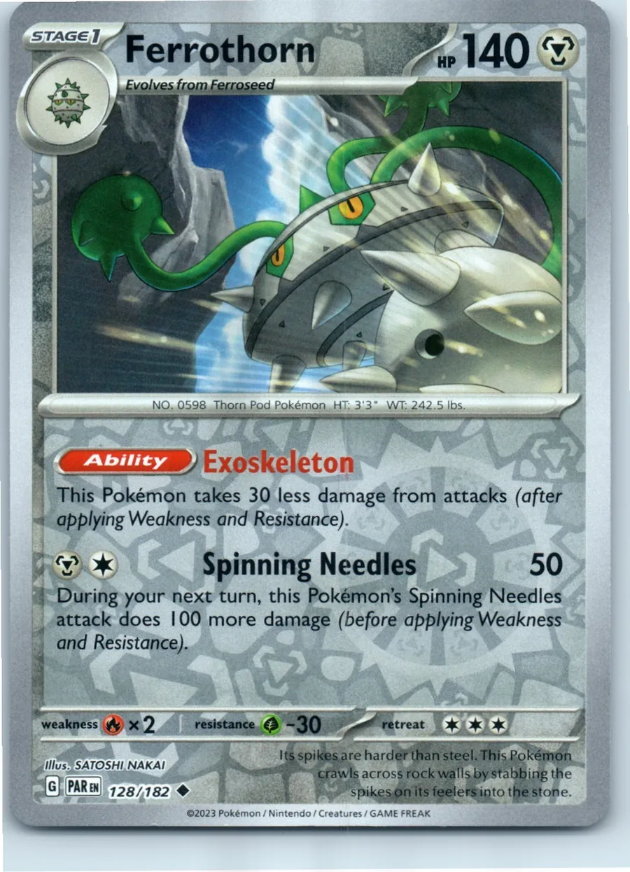 Ferrothorn 128/182 front, the actual card for sale