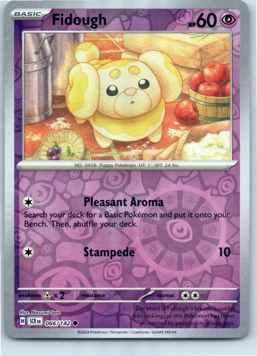 Fidough 066/142 front, the actual card for sale