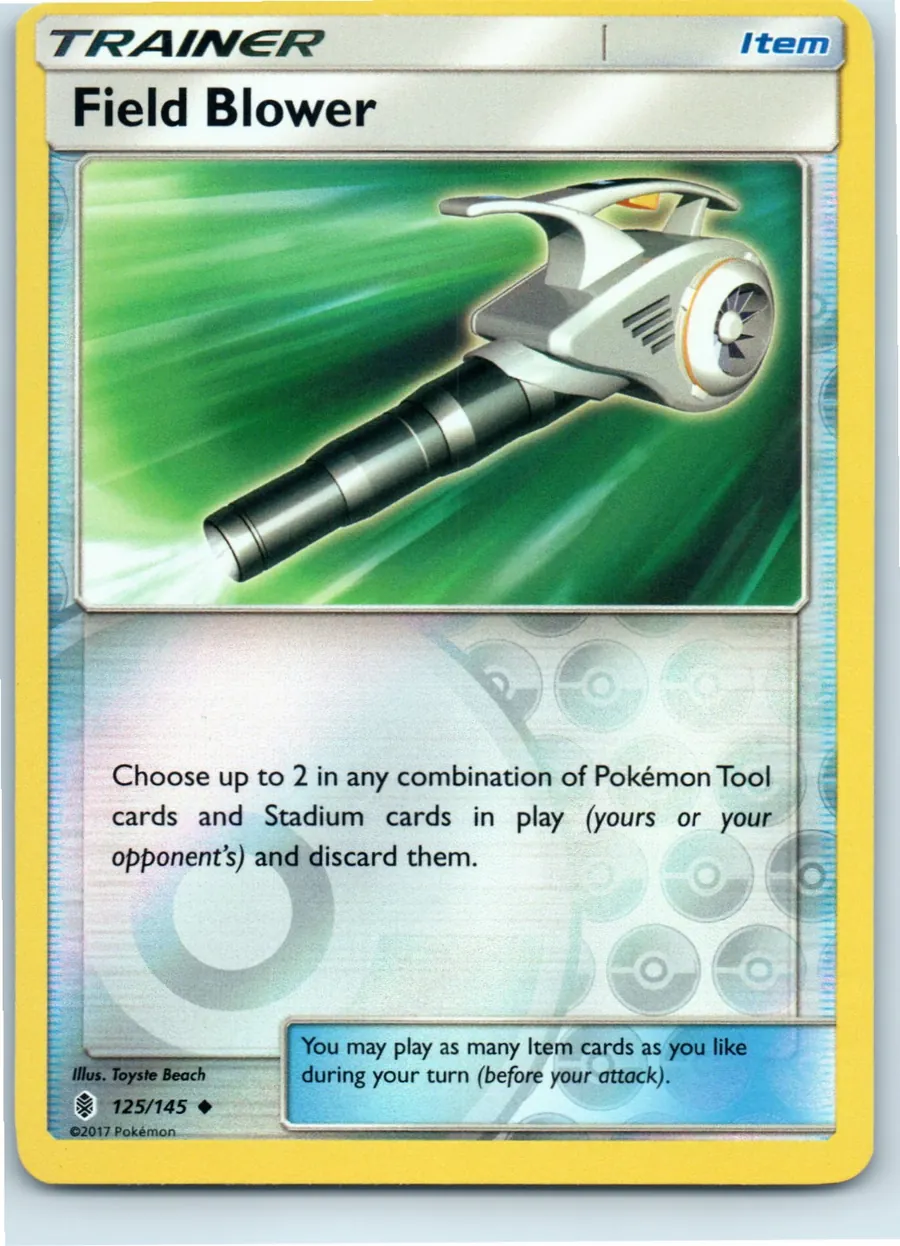 Field Blower 125/145 front, the actual card for sale