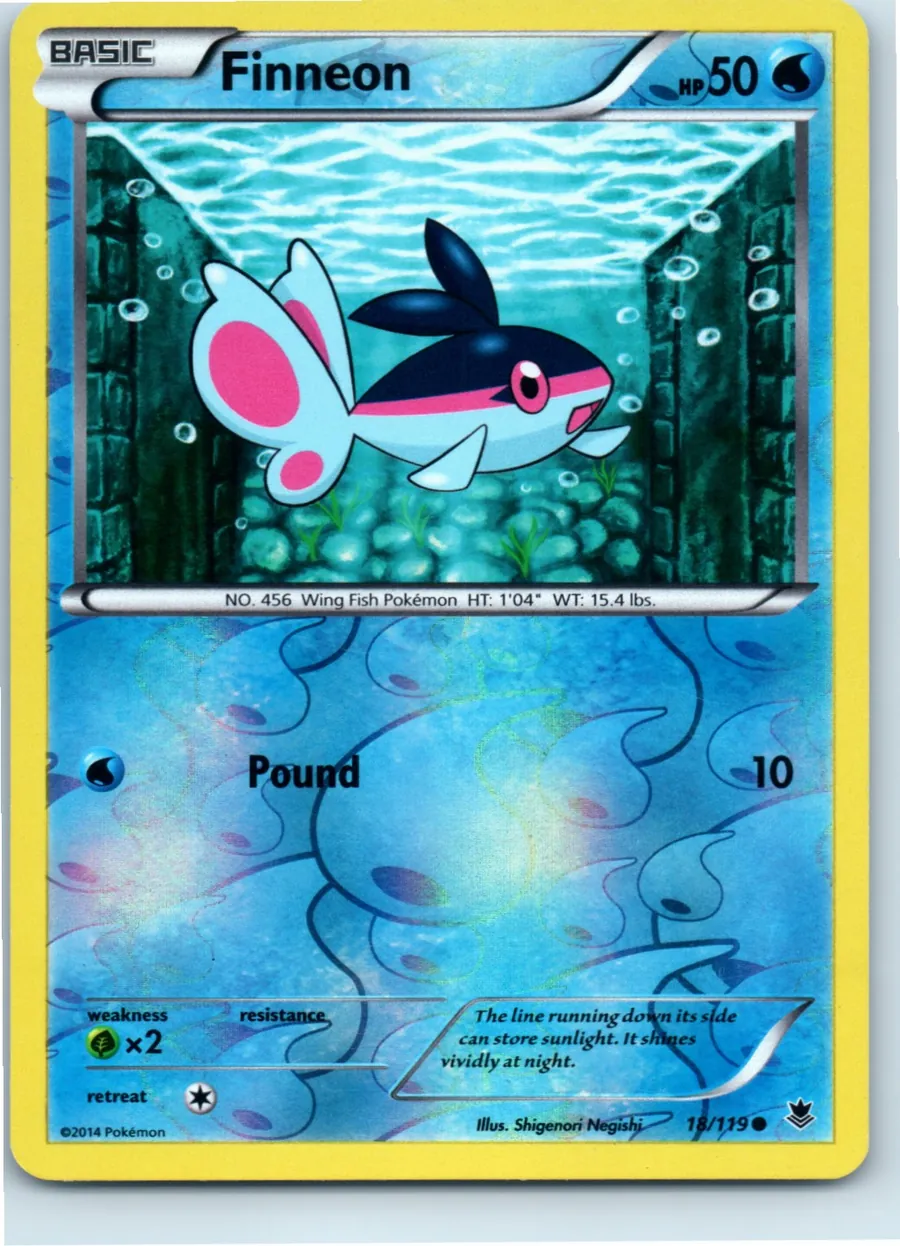 Finneon 18/119 front, the actual card for sale