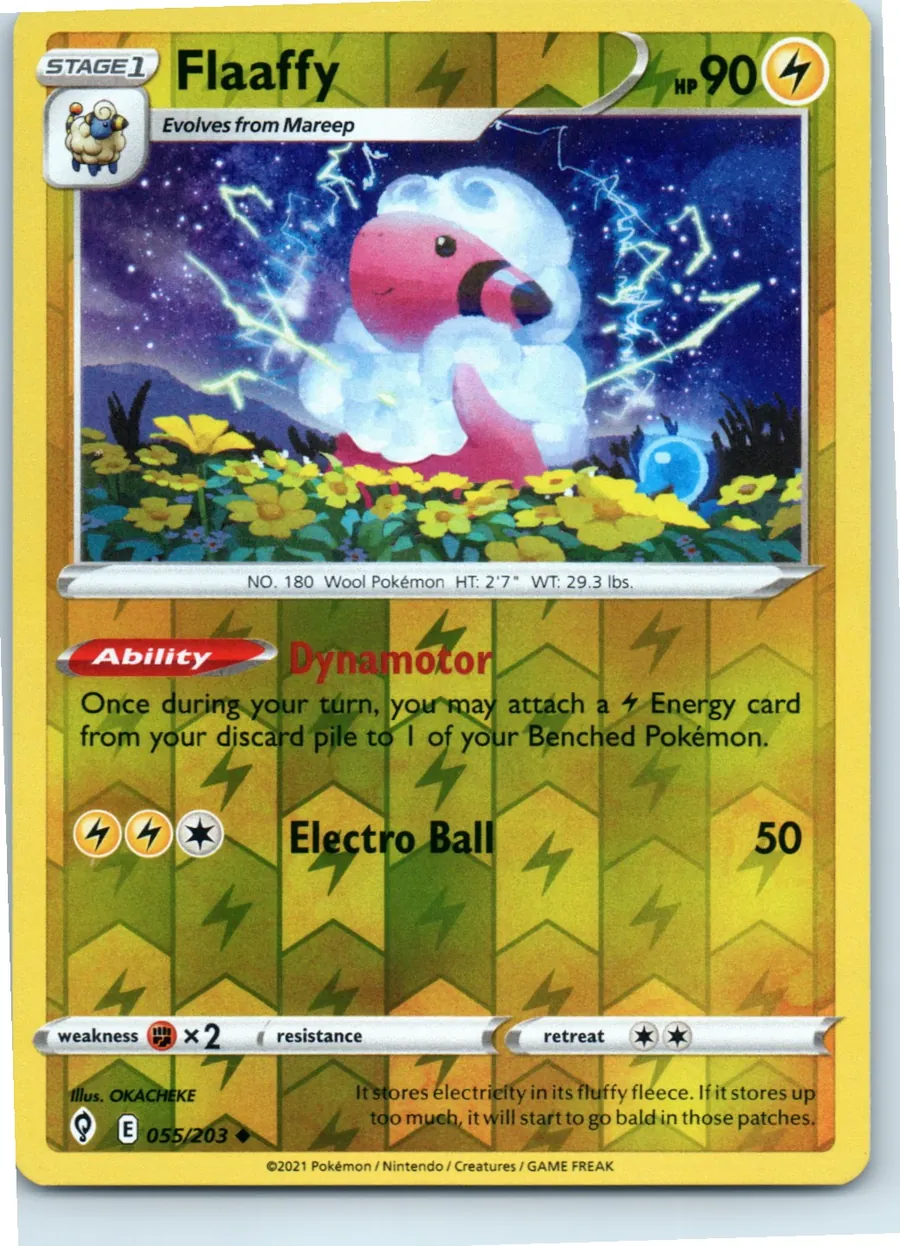 Flaaffy 055/203 front, the actual card for sale
