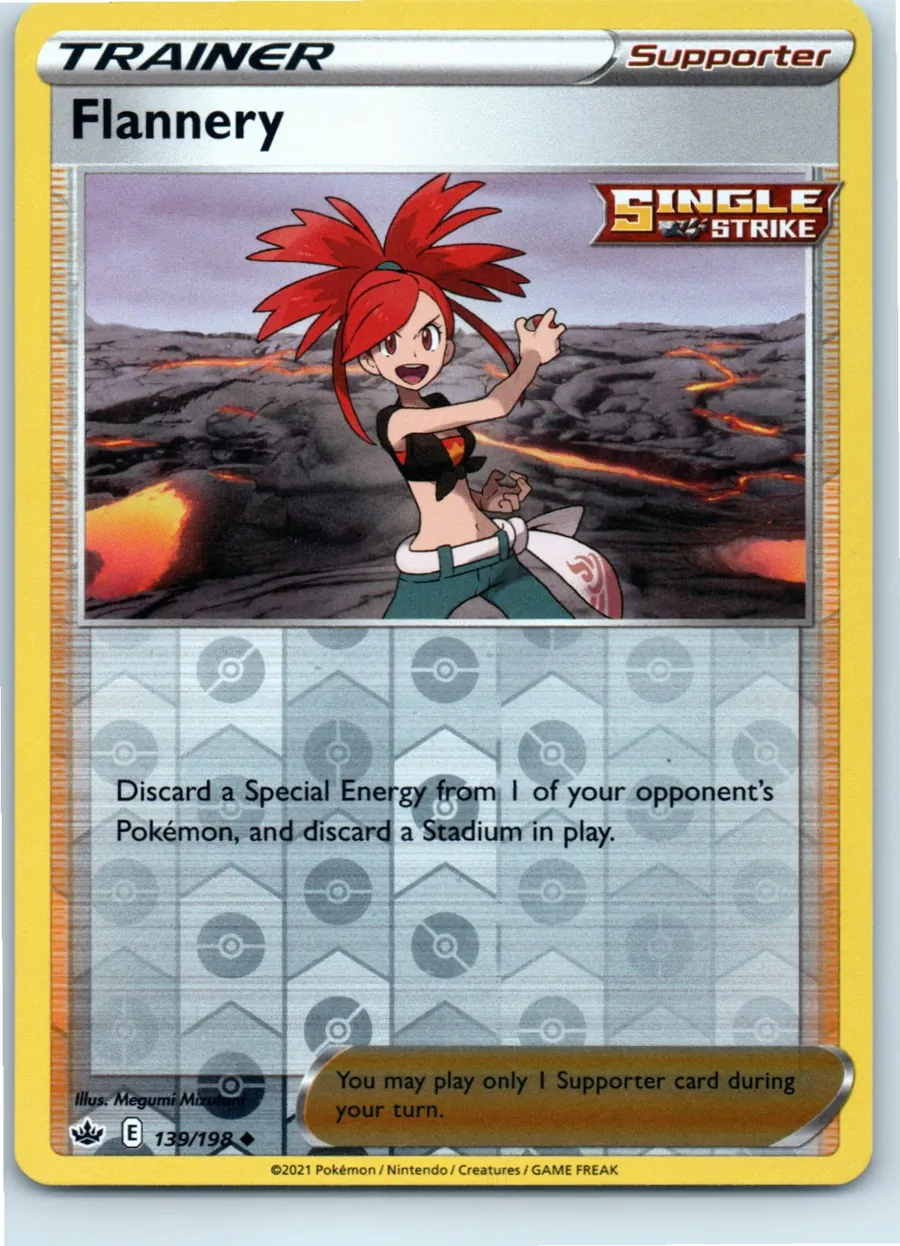Flannery 139/198 front, the actual card for sale