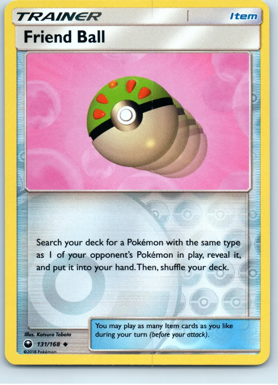 Friend Ball 131/168 front, the actual card for sale