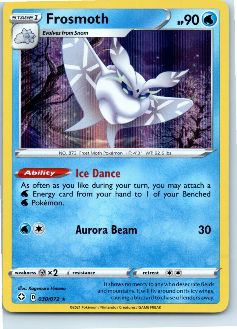 Frosmoth 064/202 front, the actual card for sale