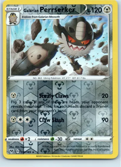 Galarian Perrserker 113/185