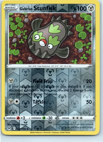 Galarian Stunfisk 127/196