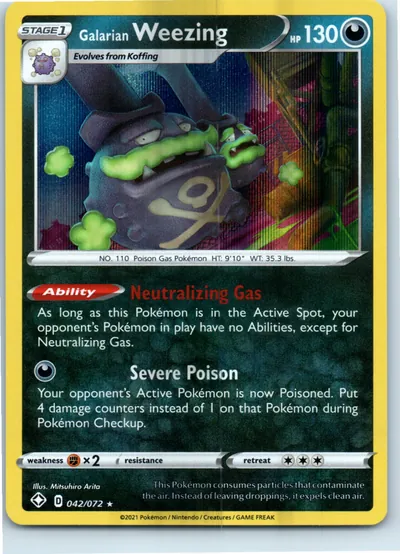 Galarian Weezing 042/072