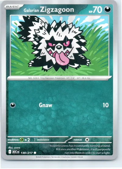 Galarian Zigzagoon 130/217