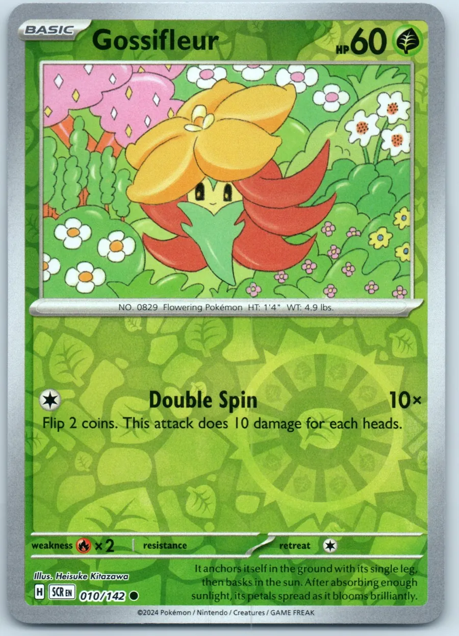 Gossifleur 010/142 front, the actual card for sale
