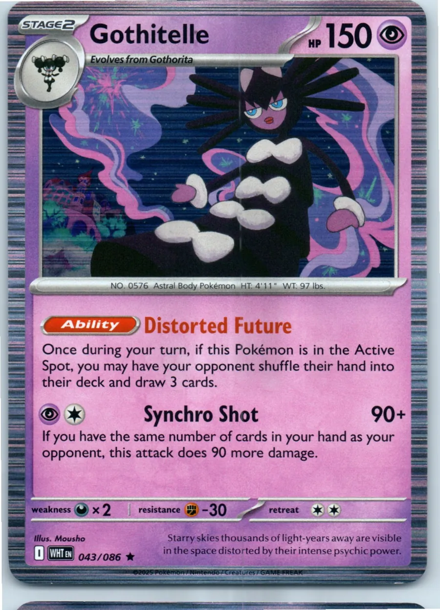 Gothitelle 043/086 front, the actual card for sale