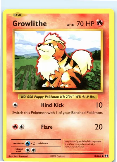 Growlithe 17/108