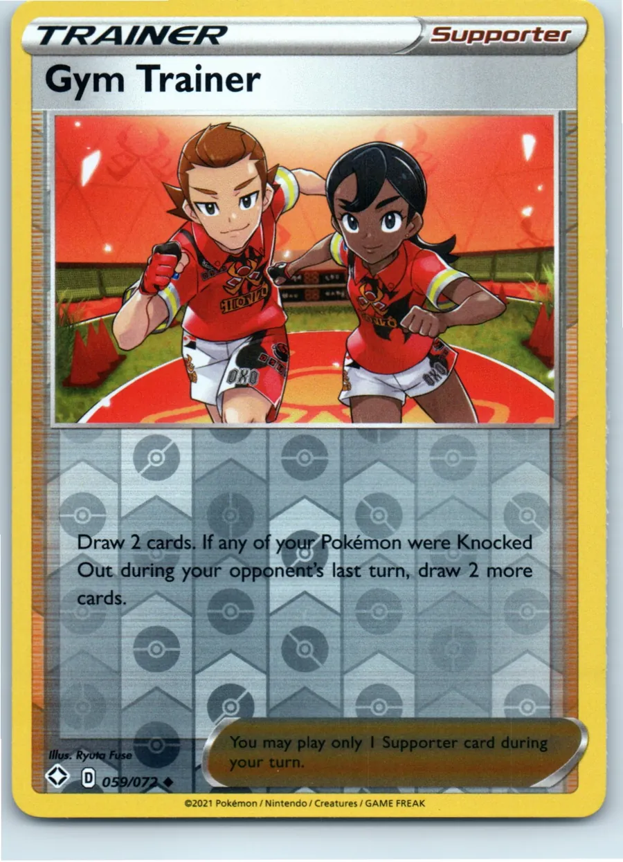Gym Trainer 059/072 front, the actual card for sale