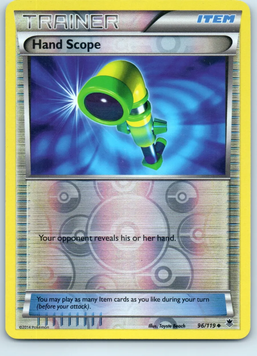 Hand Scope 96/119 front, the actual card for sale