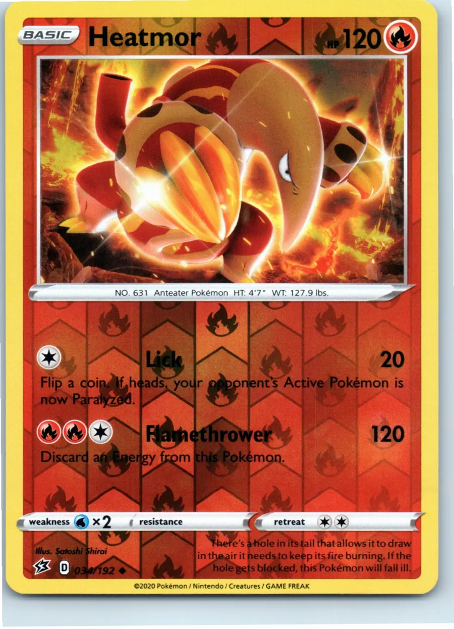 Heatmor 034/192 front, the actual card for sale