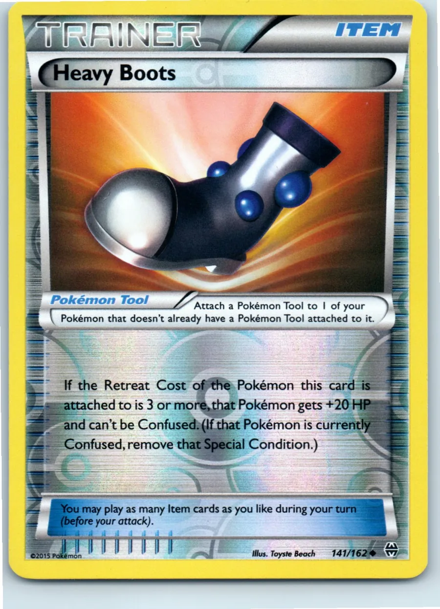 Heavy Boots 141/162 front, the actual card for sale