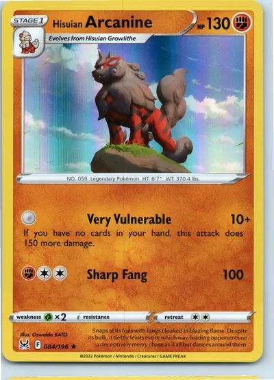 Hisuian Arcanine 084/196