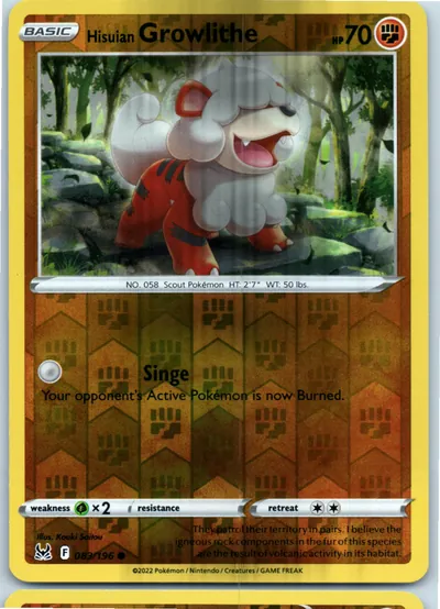 Hisuian Growlithe 083/196