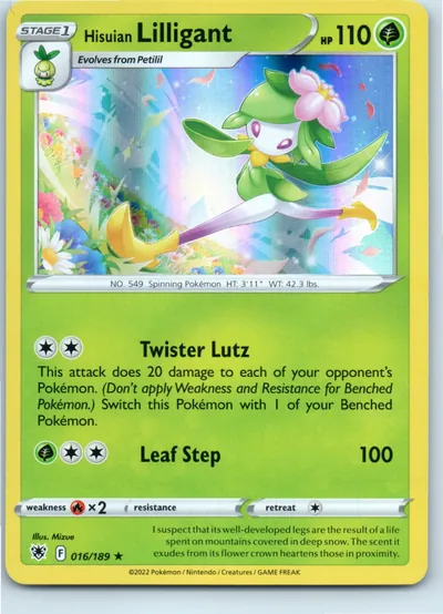 Hisuian Lilligant 016/189