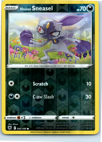 Hisuian Sneasel 092/189