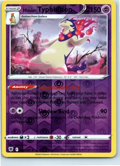 Hisuian Typhlosion 052/189