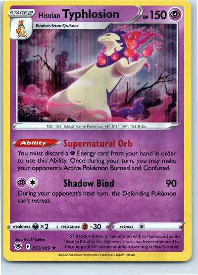 Hisuian Typhlosion 052/189
