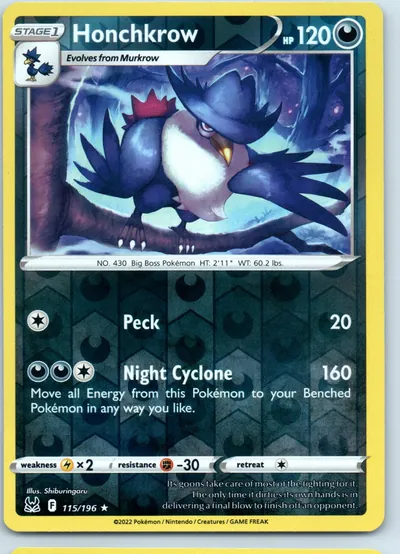 Honchkrow 115/196