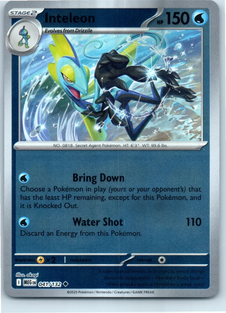 Inteleon 041/132 front, the actual card for sale
